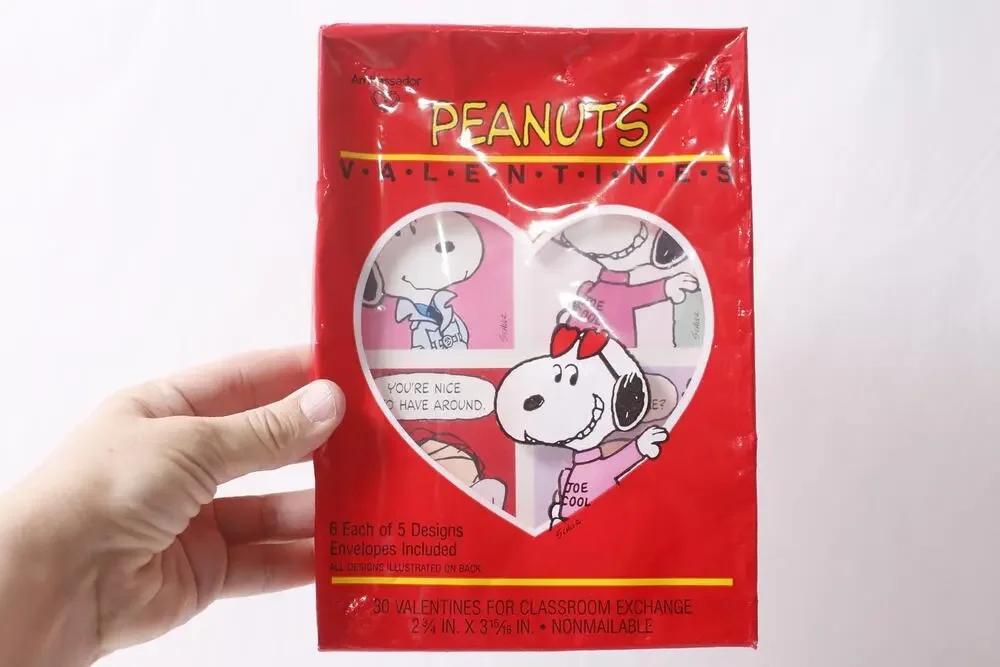 Peanuts Valentines by Ambassador Set of 30 Classroom Exchange ~ 260612-WH 1109
